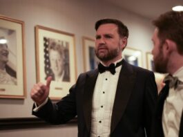 After the gunshots, JD Vance was the first to be pulled off stage, then Trump and the first lady