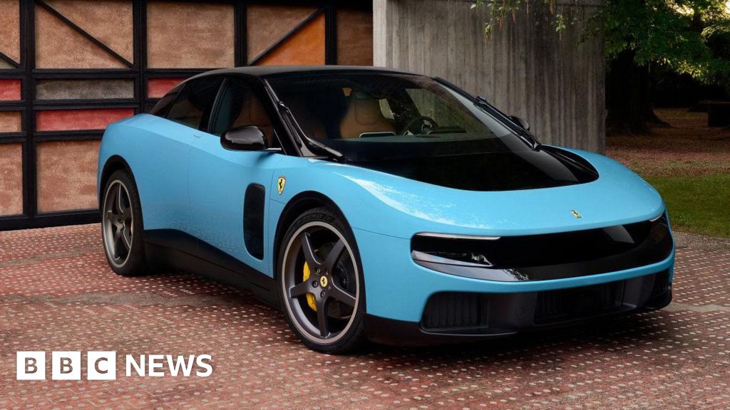 Ferrari shares slump after it unveils first fully electric car