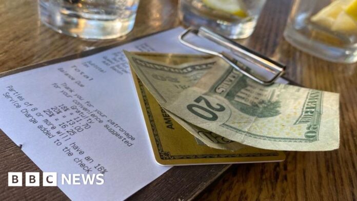 Is 'out of control' US tipping culture spreading overseas?
