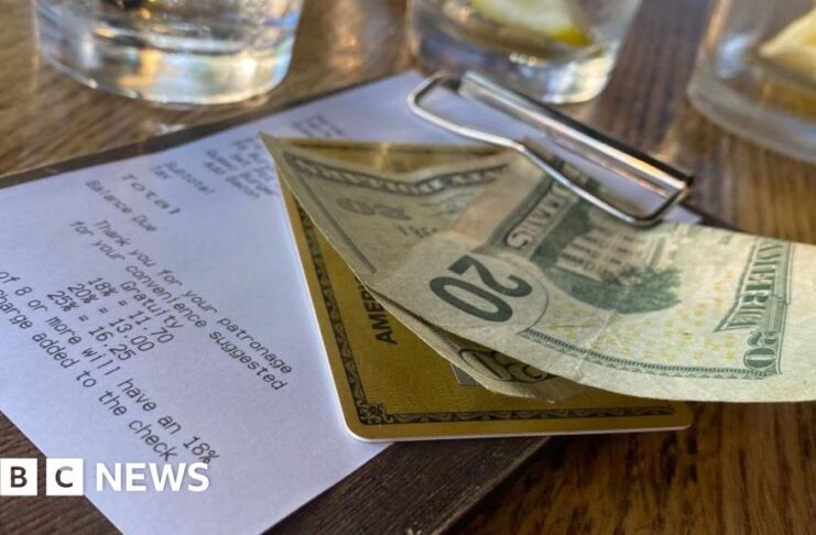 Is 'out of control' US tipping culture spreading overseas?