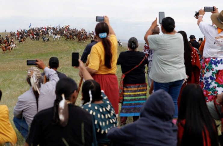 'Today I am celebrating the victory of our people': Native Americans ring in the anniversary of the Battle of Little Bighorn