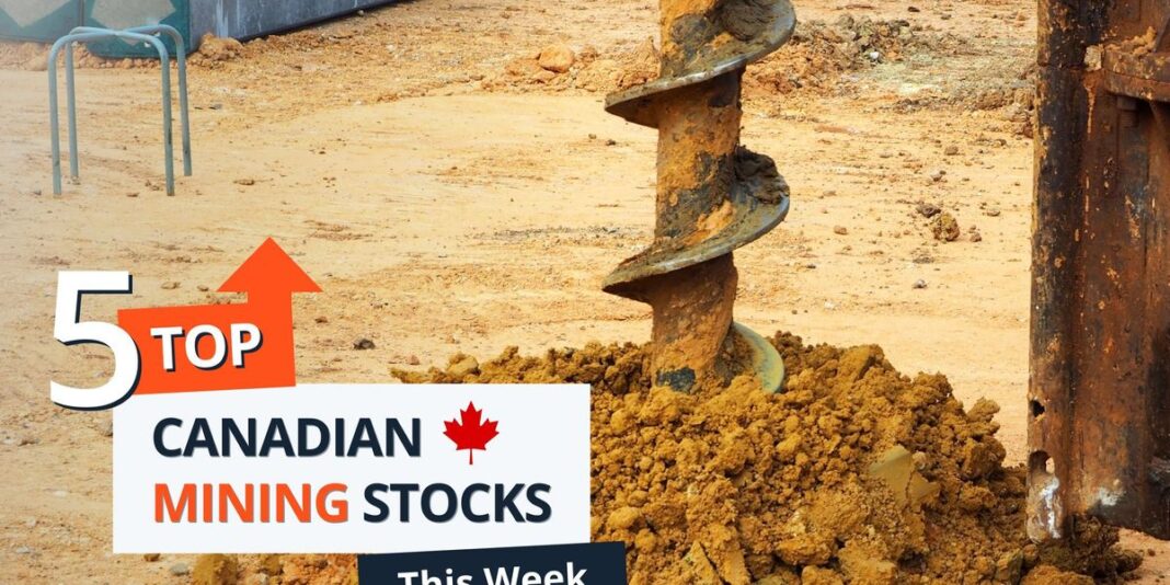 Top 5 Canadian Mining Stocks This Week: VR Resources Soars with 384 Percent Gain