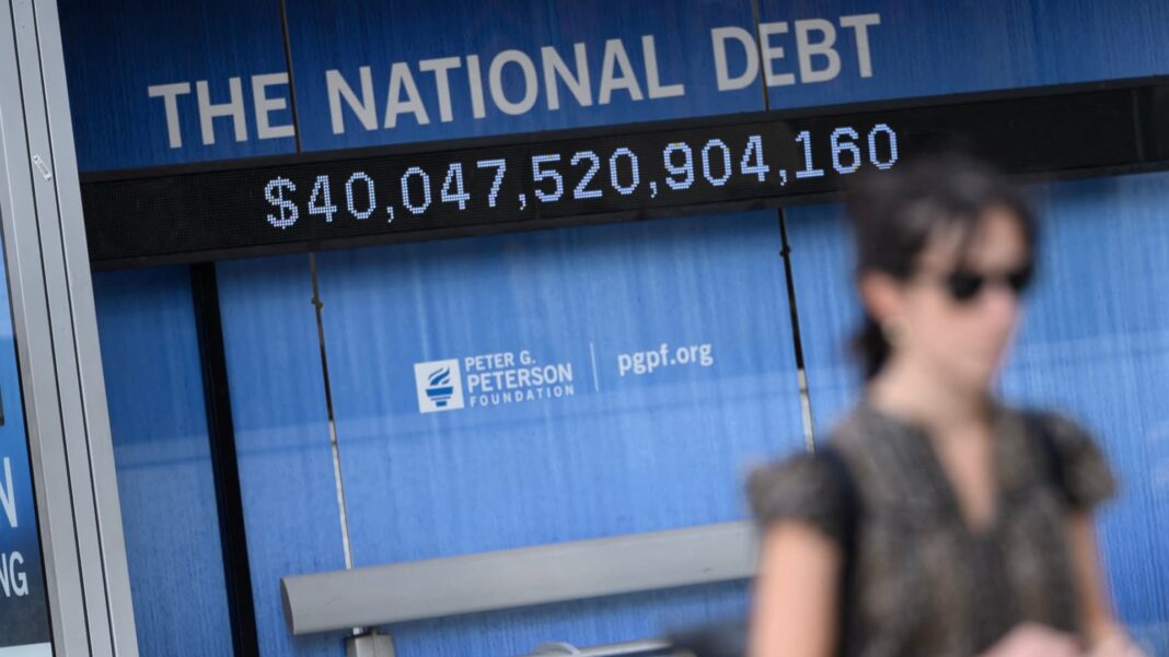 U.S. government debt passes $40 trillion, more than doubling in a decade
