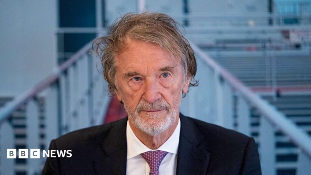 Billionaire Manchester United owner Sir Jim Ratcliffe says he has lost confidence in UK