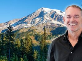 An image of OB Jacobi in front of a Washington mountain to symbolize the Compass-NWMLS settlement.